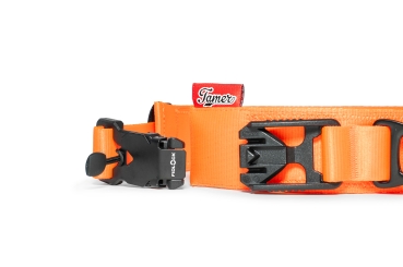 Preview: Halsband Fidlock®-Magnetverschluss mit Griff - orange